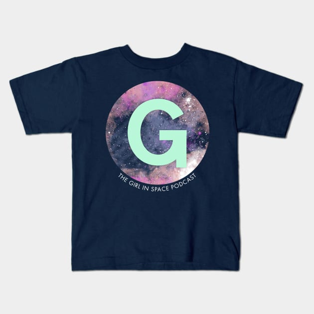 Girl in Space Logo Kids T-Shirt by Girl In Space Podcast